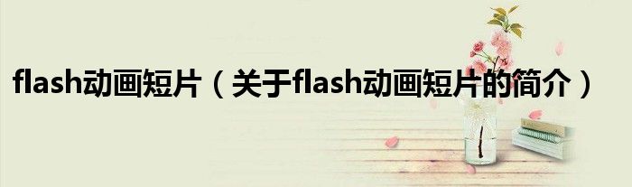 flash動畫短片（關(guān)于flash動畫短片的簡介）