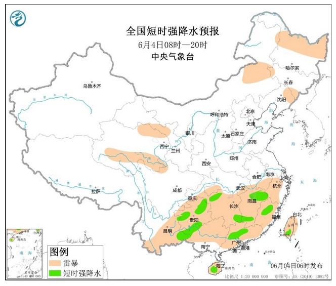 貴州云南江西廣東等地強(qiáng)對(duì)流天氣持續(xù)，災(zāi)害防御建議發(fā)布