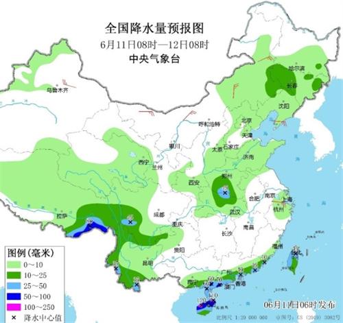 華南等地持續(xù)強(qiáng)降雨，強(qiáng)對(duì)流天氣藍(lán)色預(yù)警發(fā)布